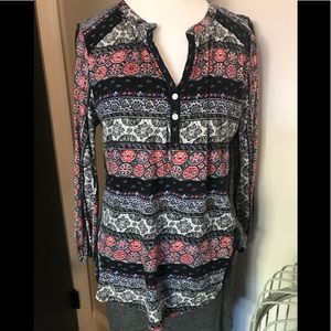 Lucky Brand Long sleeve top Sz L